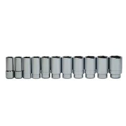 Williams JHWWSHD11HRC | 3/4 Drive Deep Socket Set, 6 Point, SAE, 11 Pieces
