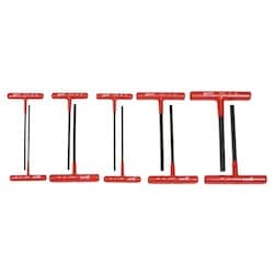 Williams JHWWSHKT-10 | T-Handle Hex Drivers, 10 Piece Set, SAE