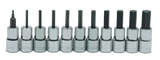 Williams JHWWSM-11HRC | 1/4 Drive Shallow Socket, High Polished Chrome Finish, Set, 6 Point, 11 Piece
