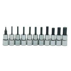 Williams JHWWSM-11TRC | 1/4 Drive Hex Bit Socket Set, 11 Pieces