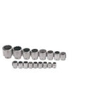 Williams JHWWSX-17 | 1 Drive Shallow 12 Point Socket Set, 12 Point, SAE, 17 Pieces