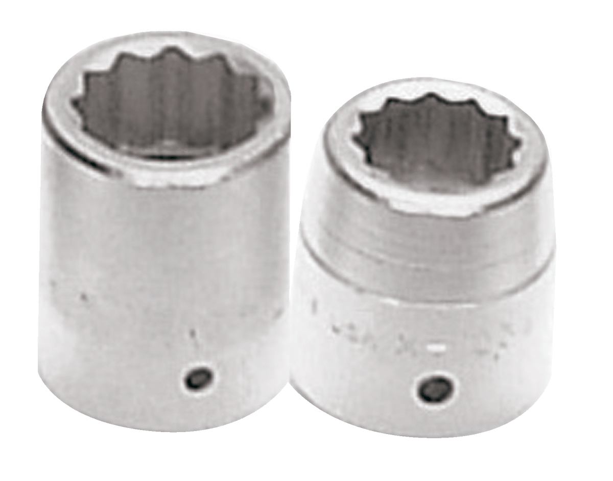 Williams JHWX-1280 | 12 Drive Shallow 12-Point Socket, High Polished Chrome Finish, 2-3/8
