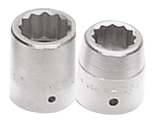 Williams JHWX-1280 | 12 Drive Shallow 12-Point Socket, High Polished Chrome Finish, 2-3/8