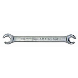 Williams JHWXFN-1618 | Double Head Flare Nut Wrench, 6 Point, 1/2 X 9/16, Chrome Satin Finish