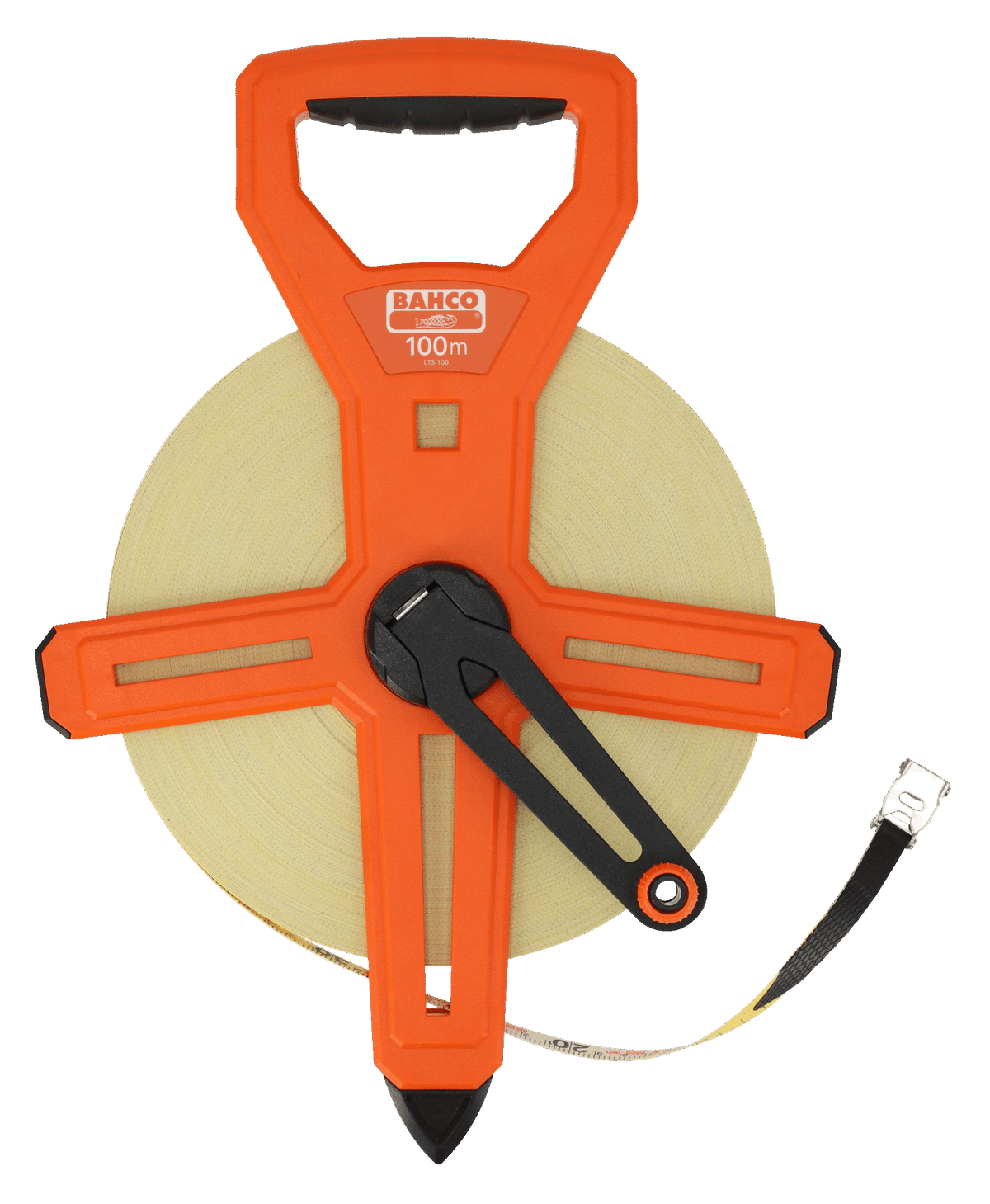 Williams LTS-50-E | Metric/Imperial Long Measuring Tape with Nylon Coated Blade and Open Case 50 m