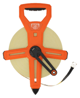 Williams LTS-50-E | Metric/Imperial Long Measuring Tape with Nylon Coated Blade and Open Case 50 m