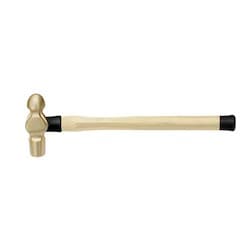 Williams NS506-300 | Non-Sparking Ball Pein Hammer Aluminum Bronze 18 oz Wooden Handle