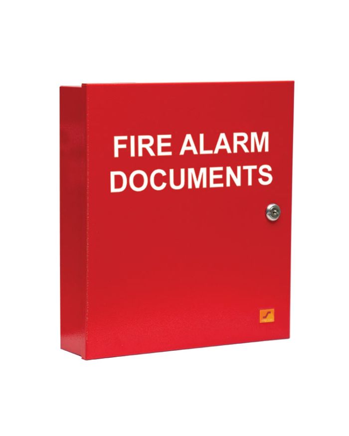 Space Age Electronics SSU00685 | Fire Alarm Documents Box, Red