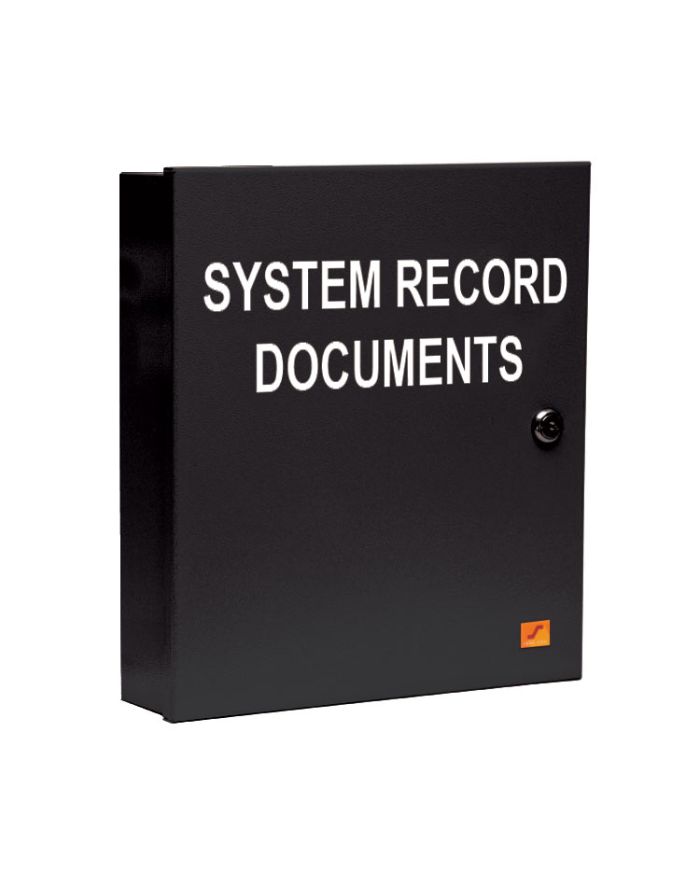 Space Age Electronics SSU01689 | System Record Documents Box, Black