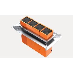 Specified Technologies STI EZDG444S2 | Floor Grid, Painted Orange, Steel, Galvanized