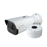 Speco O4LB2 | 4MP IP Bullet Camera with White Light Intensifier with Advanced Analytics2.8mm Fixed Lens, White Housing