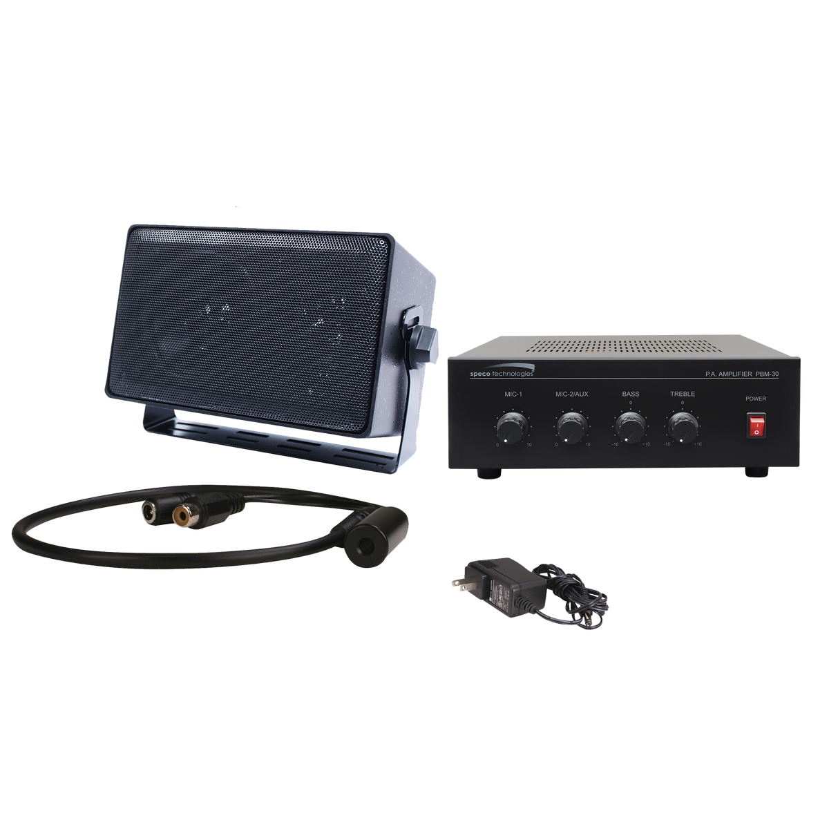 Speco Technologies 2WAK3 | Two-way Audio Kit for DVR's with PBM30 Amplifier