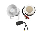 Speco Technologies AVS01KIT | Speaker And Microphone Kit To Extend Two-way Communication With Standard PoE Power Cameras