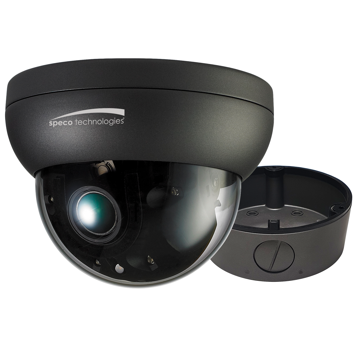 Speco Technologies HT7246T1 | 2MP HD-TVI Intensifier Dome Camera with Junction Box