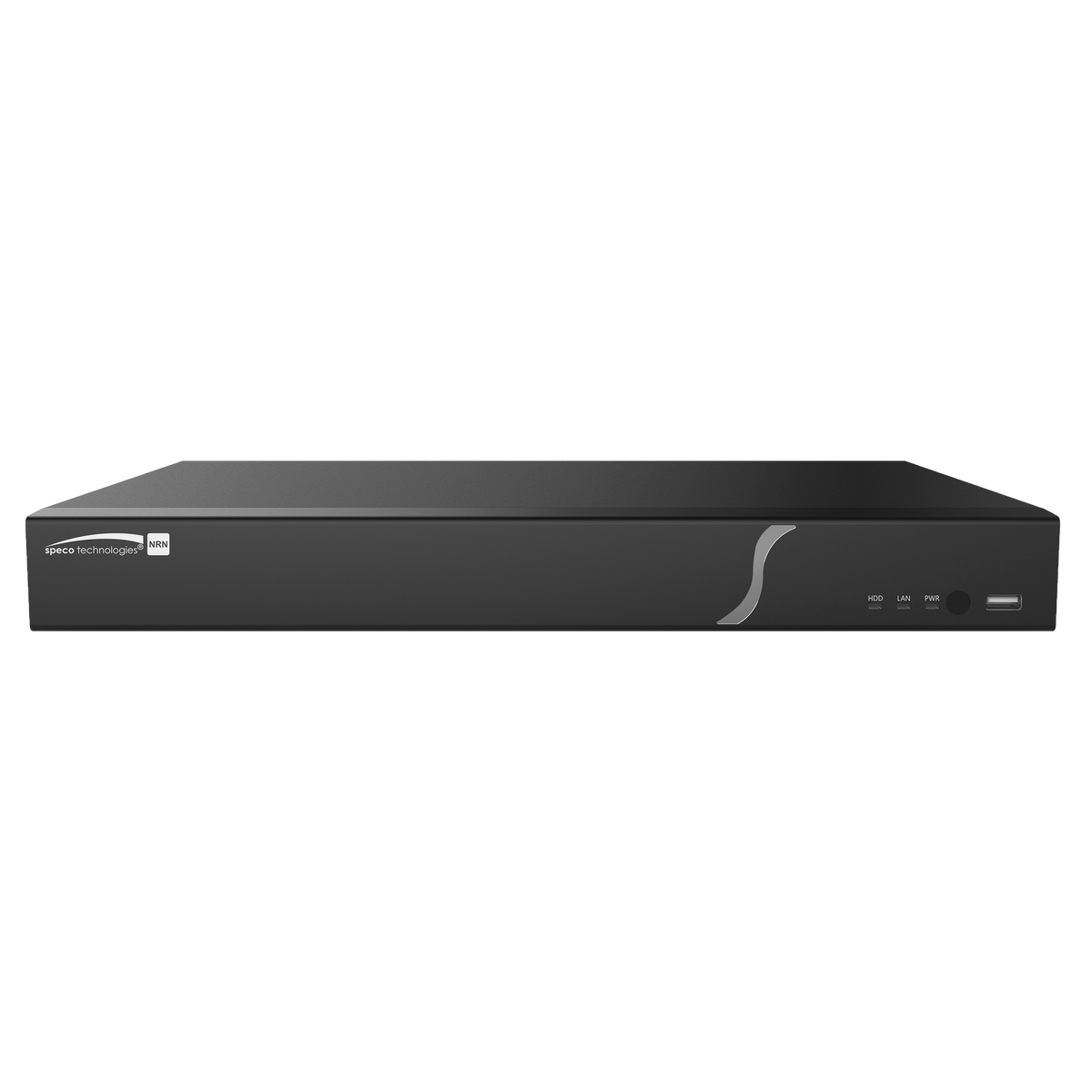 Speco Technologies N16NRN2TB | 16 Channel 4K H.265 NDAA Compliant NVR with Smart Analytics and 16 Built-in PoE+ Ports, 2-32TB Storage