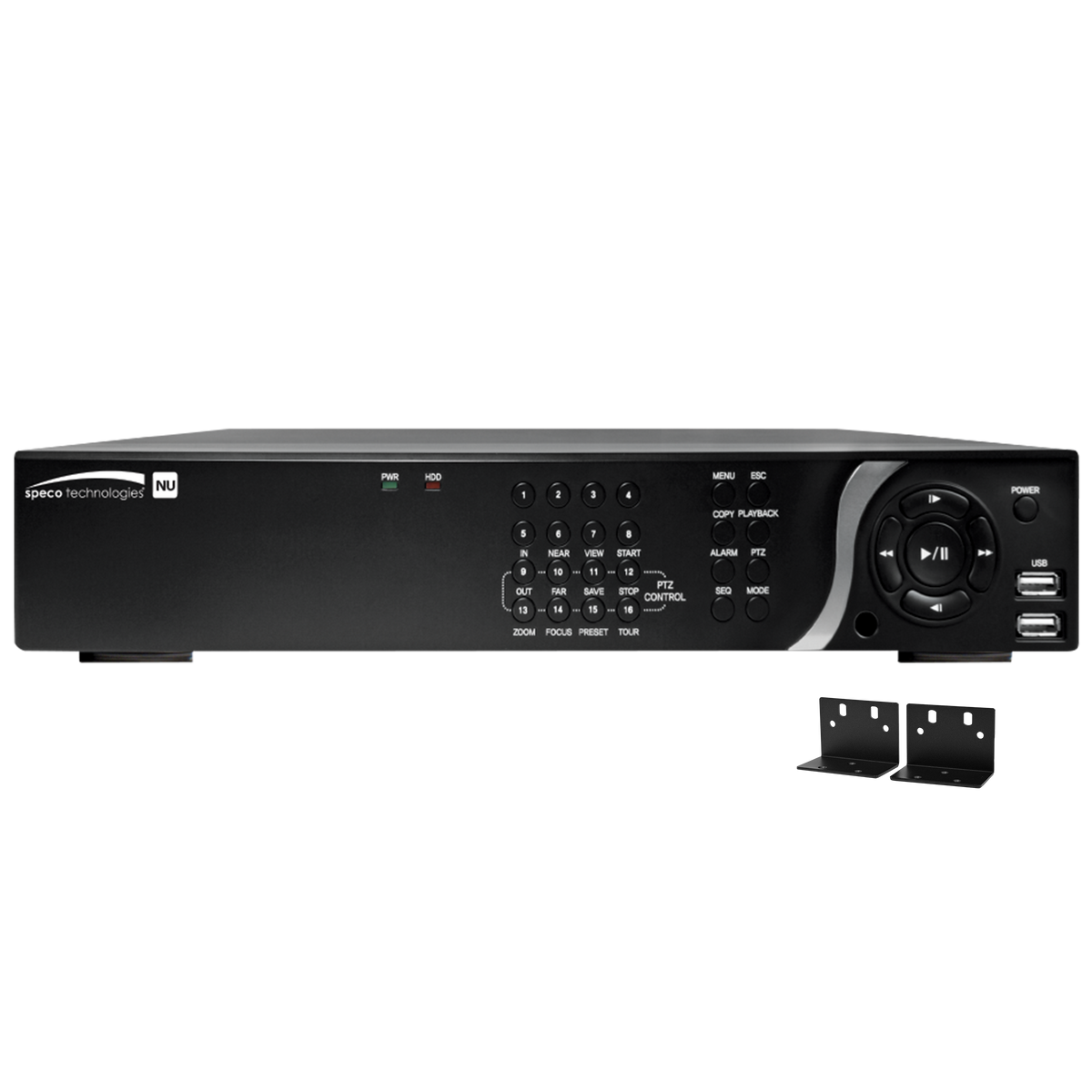 Speco Technologies N8NU4TB | 8 Channel Network Server with 8 Built-in PoE+ Ports, H.265, 4K