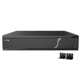 Speco Technologies N32NRE40TB | 4K H.265 NVR with Facial Recognition and Smart Analytics, 32 Channel NVR, 2-112TB Storage