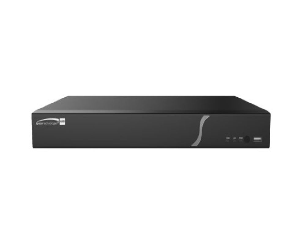 Speco Technologies N4NRM6TB | 4 Channel 4K H.265 NVR with PoE and 1 SATA- NDAA-6TB
