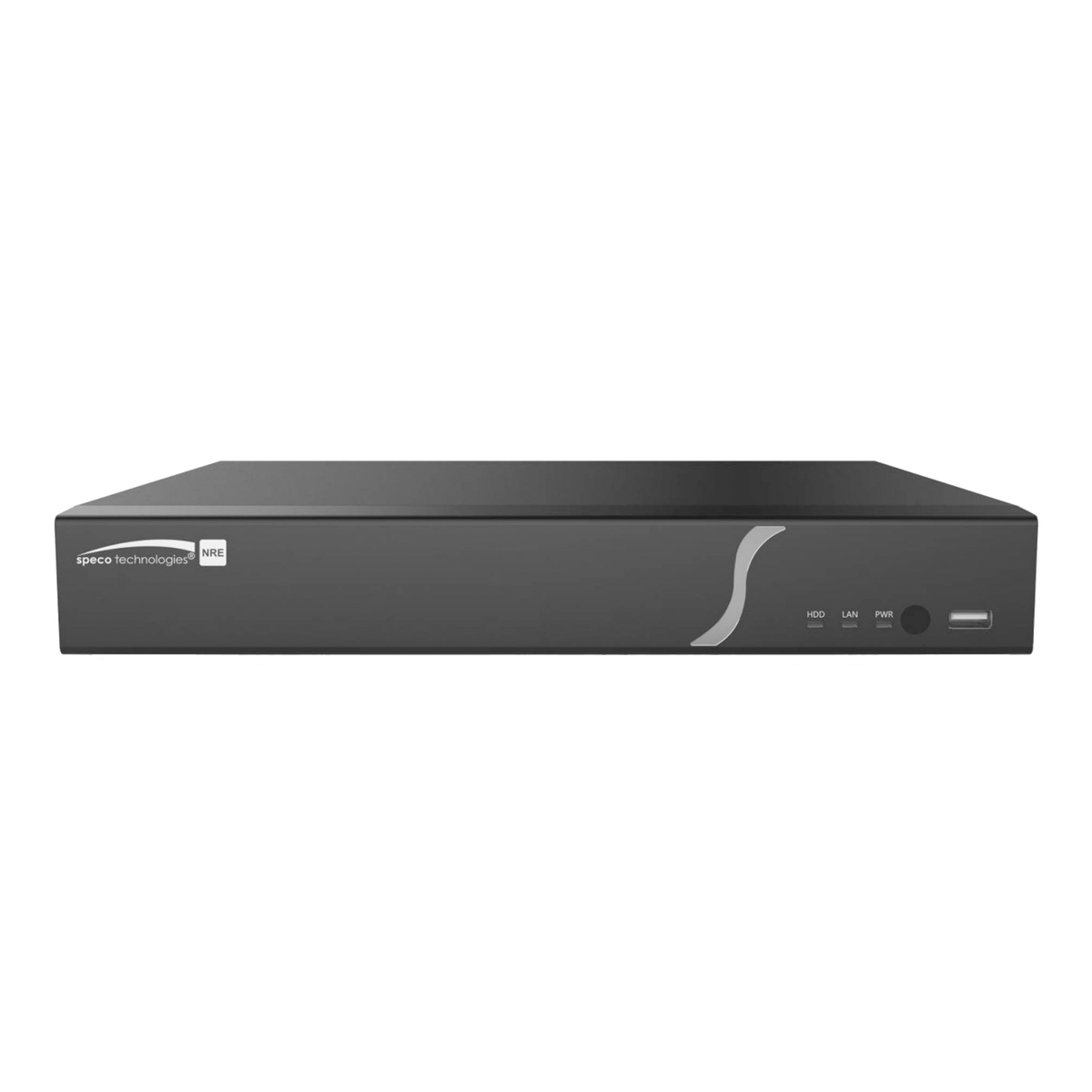 Speco Technologies N8NRE2TB | 4K H.265 NVR with Facial Recognition and Smart Analytics, 8 Channel NVR with 8 Built-in PoE Ports, 2-16TB Storage