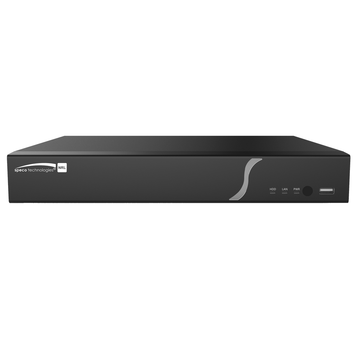 Speco Technologies N4NRL | 4 Channel 4K H.265 NVR with 4 Built-in PoE Ports and 1 SATA, 2-16TB Storage