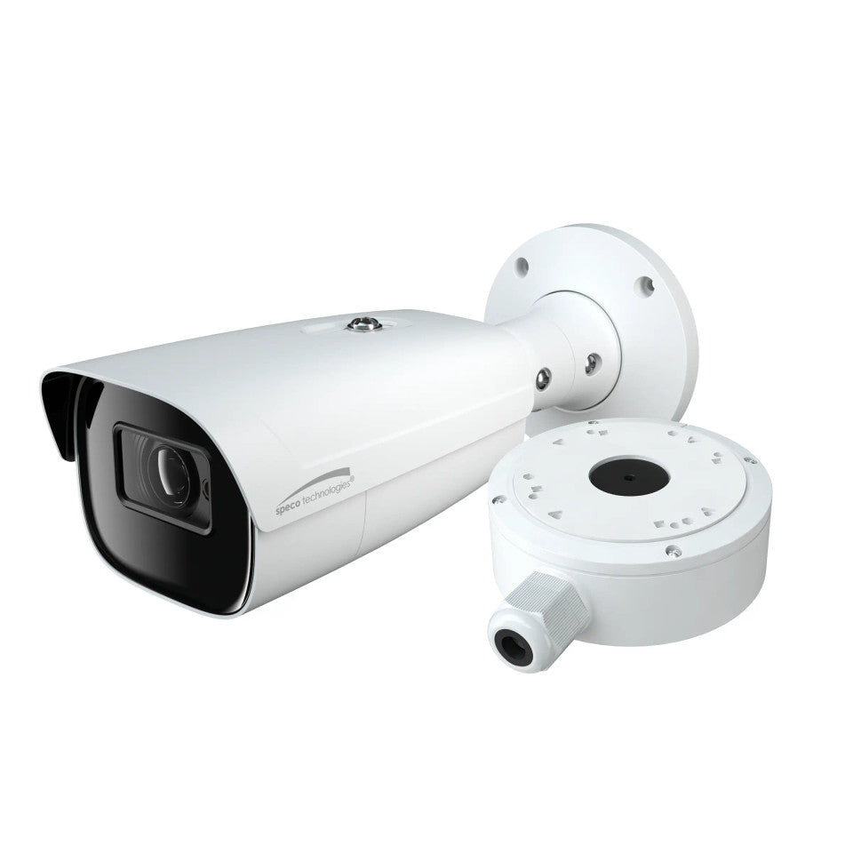 Speco Technologies O12B1M | 12MP Outdoor Bullet IP Security Camera with 2.8-12mm Lens, 4x Optical Zoom, and Built-In IR