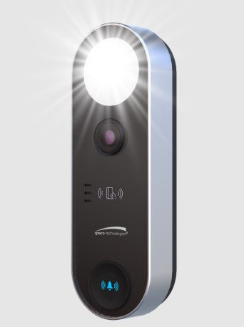 Speco Technologies O2DB1 | Wi-Fi PoE Video Doorbell with Face Detection, 2.8mm Fixed Lens