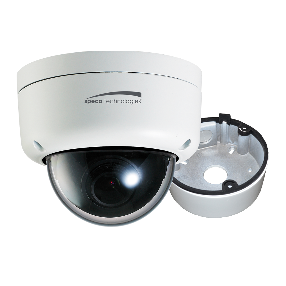 Speco Technologies O2ID8 | 2MP Ultra Intensifier Dome IP Camera with Junction Box