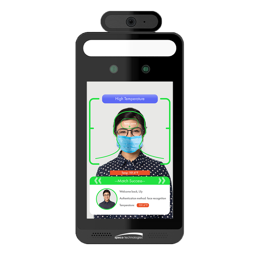Speco Technologies O2TML | 2MP Temperature Reading Panel with Face and Mask Recognition