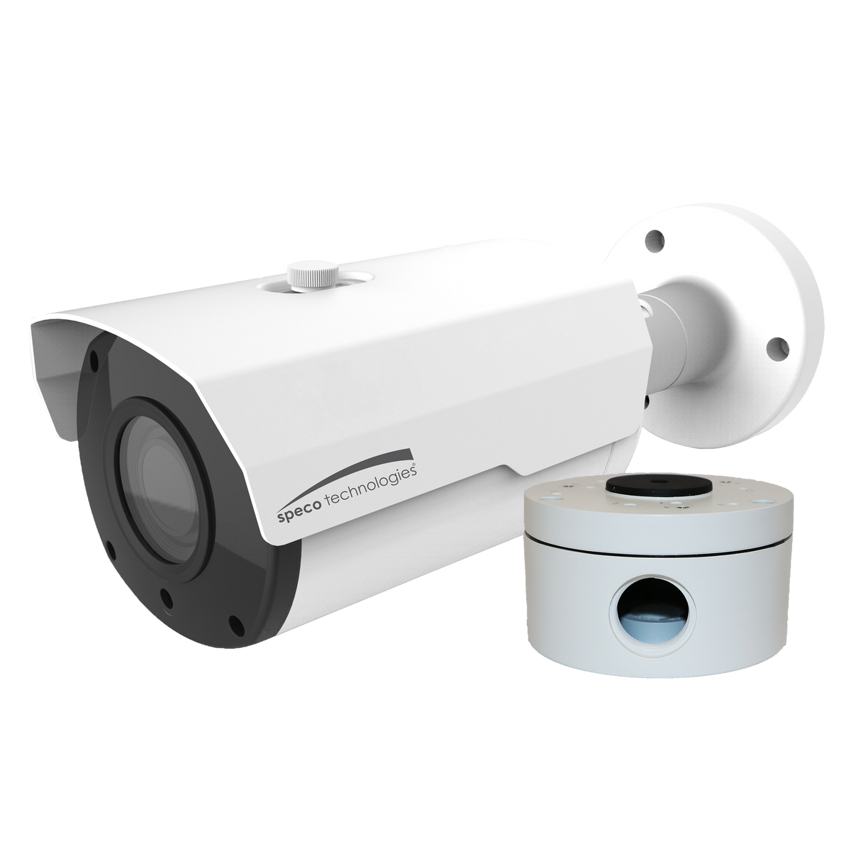 Speco Technologies O2VLB8 | 2MP 1080p Indoor/Outdoor Bullet IP Camera, IR, Included Junction Box