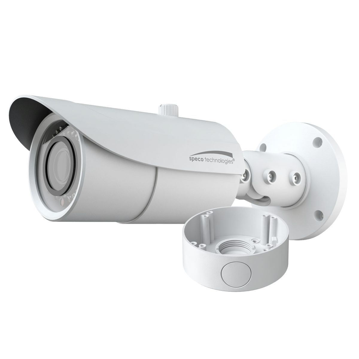 Speco Technologies O4B6M | 4MP Bullet IP Camera, IR, Included Junction Box