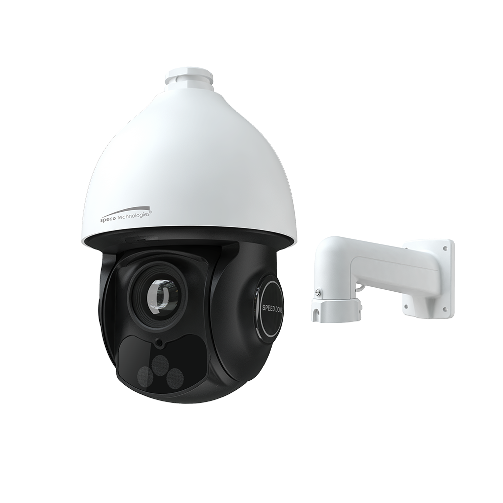 Speco Technologies O4P25X2 | 4MP 25X PTZ Advanced Analytic IP Camera with Smart Tracking and Included Wall Mount