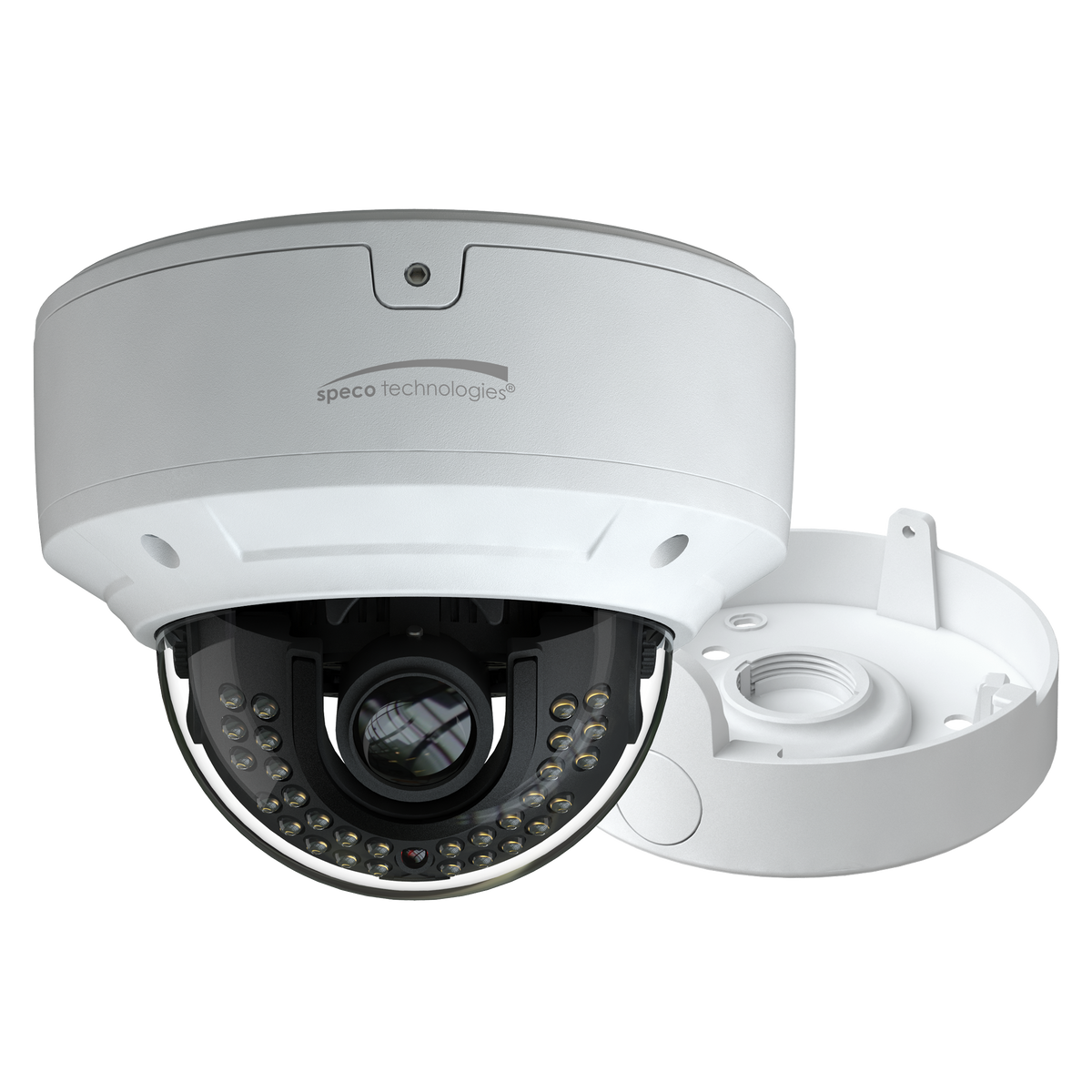 Speco Technologies O8D6M | 4K 8MP Dome IP Camera, IR, Included Junction Box