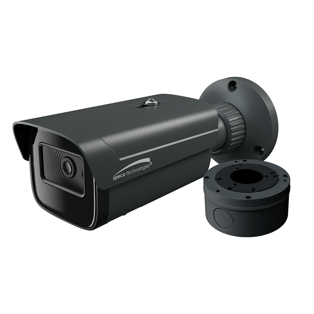 Speco Technologies O8FB1 | 8MP (4K) Flexible Intensifier IP Bullet Camera with Advanced Analytics, NDAA