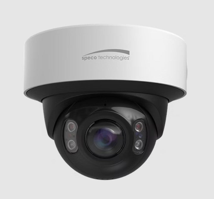 Speco Technologies O8SWLD1 | 8mp Super Wide 180-degree IP Dome Camera with Digital Deterrent