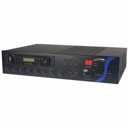 Speco Technologies PBM120AU | 120W PA Mixer Amplifier with USB/Tuner/CD