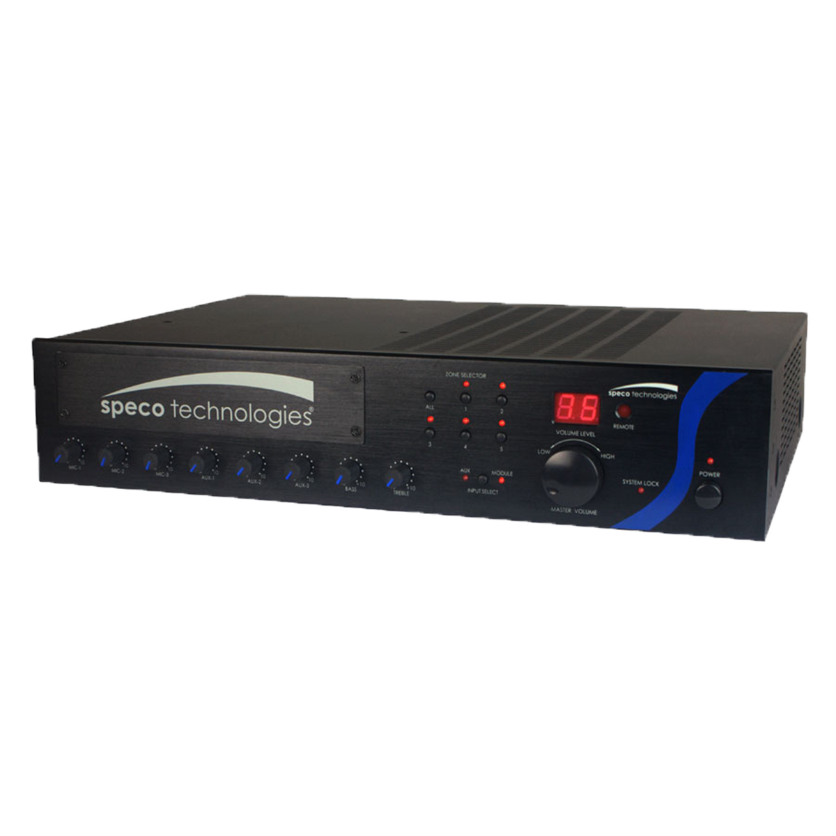 Speco Technologies PBM60A | 60W PA Mixer Amplifier with Module Bay