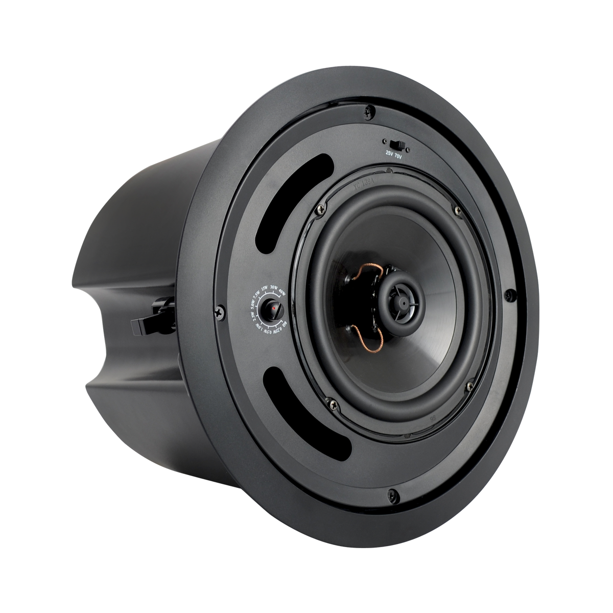 Speco Technologies SP5MATB | 5.25" 25/70V speaker with Backbox - BLACK