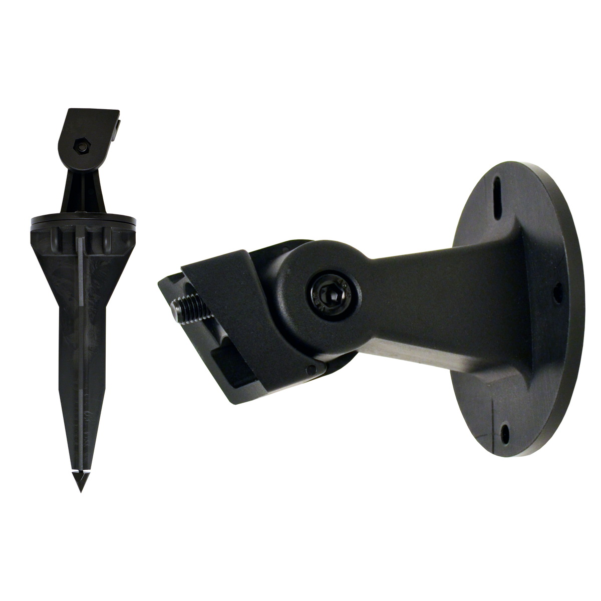 Speco Technologies SP6PMNTB | Ground Mount & Wall Mount, Black