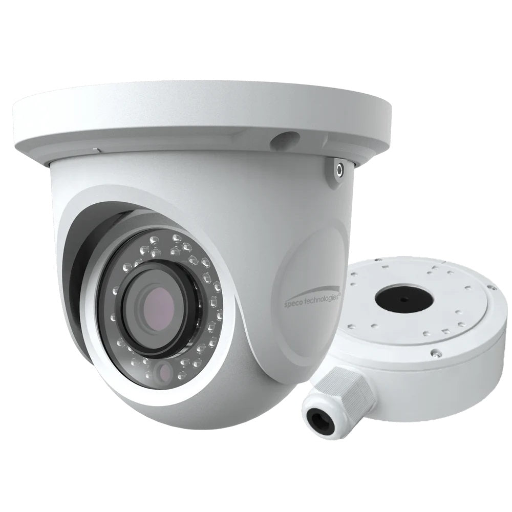 Speco Technologies VLT7W | 1080p HD-TVI Dome Outdoor Camera 2.8mm Lens, White housing