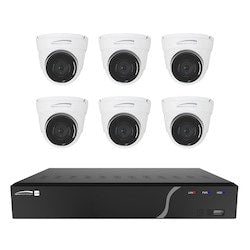 Speco Technologies ZIPK8N2 | 8 Channel Surveillance Kit with Six 5MP IP Cameras, 2TB
