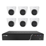 Speco Technologies ZIPK8N2 | 8 Channel Surveillance Kit with Six 5MP IP Cameras, 2TB