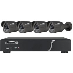 Speco Technologies ZIPL4B1 | 4 CH H.265 NVR 1TB with 4 H.265 IP Bullets
