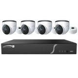 Speco Technologies ZIPL4D1 | 4 CH H.265 NVR with 4 H.265 IP Turrets