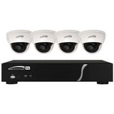 Speco Technologies ZIPL4D1 | 4 CH H.265 NVR with 4 H.265 IP Turrets