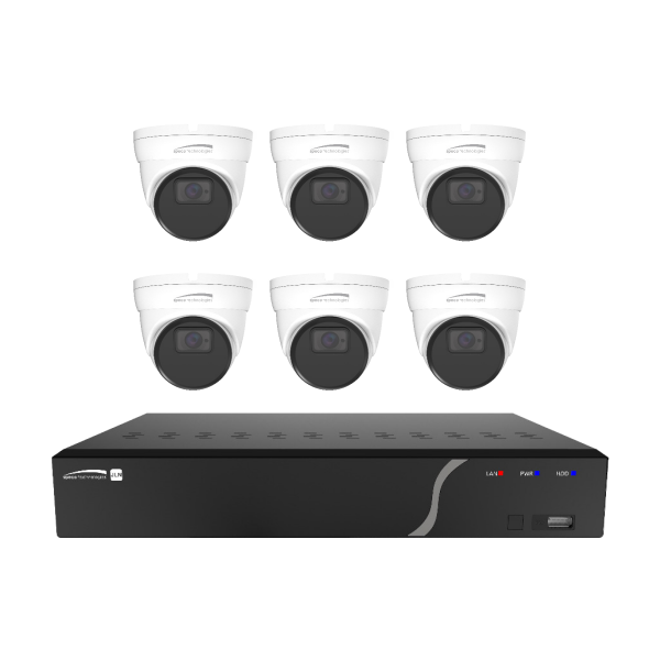 Speco Technologies ZIPN8T2 | 8 Channel Analytic Surveillance Kit with 5MP IP Cameras, NDAA Compliant
