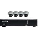 Speco Technologies ZIPT84D2 | 8CH HD-TVI DVR, 1080p, 120fps, 2TB with 4 Outdoor IR Dome Cameras