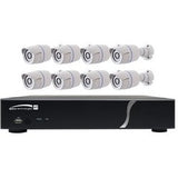 Speco Technologies ZIPT88B2 | 8CH HD-TVI DVR, 1080p, 120fps, 2TB with 8 IR Bullet Cameras