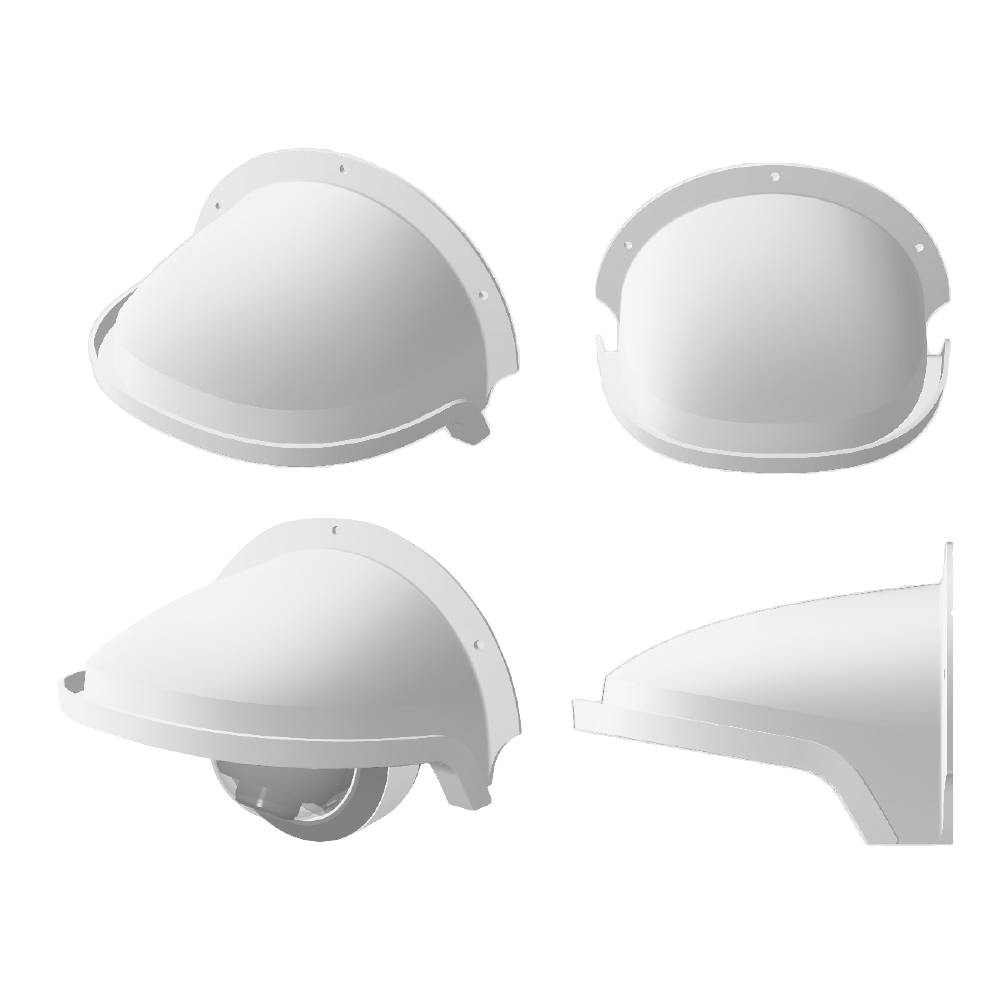 Speco Technologies DSS2 | Universal Sun and Rain Shield for Turret and Dome Cameras