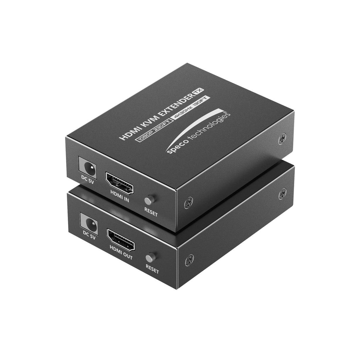 Speco Technologies KVMHD1 | HDMI Extender via Ethernet with KVM Control up to 230ft