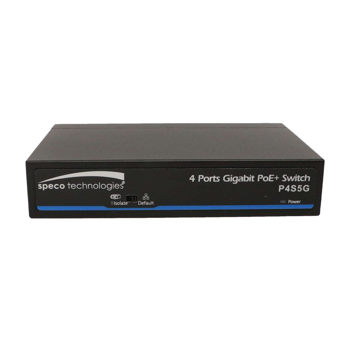Speco Technologies P4S5V | Gigabit Network Switch 5-Port Gigabit Network Switch (4 ports PoE, 1 port uplink)